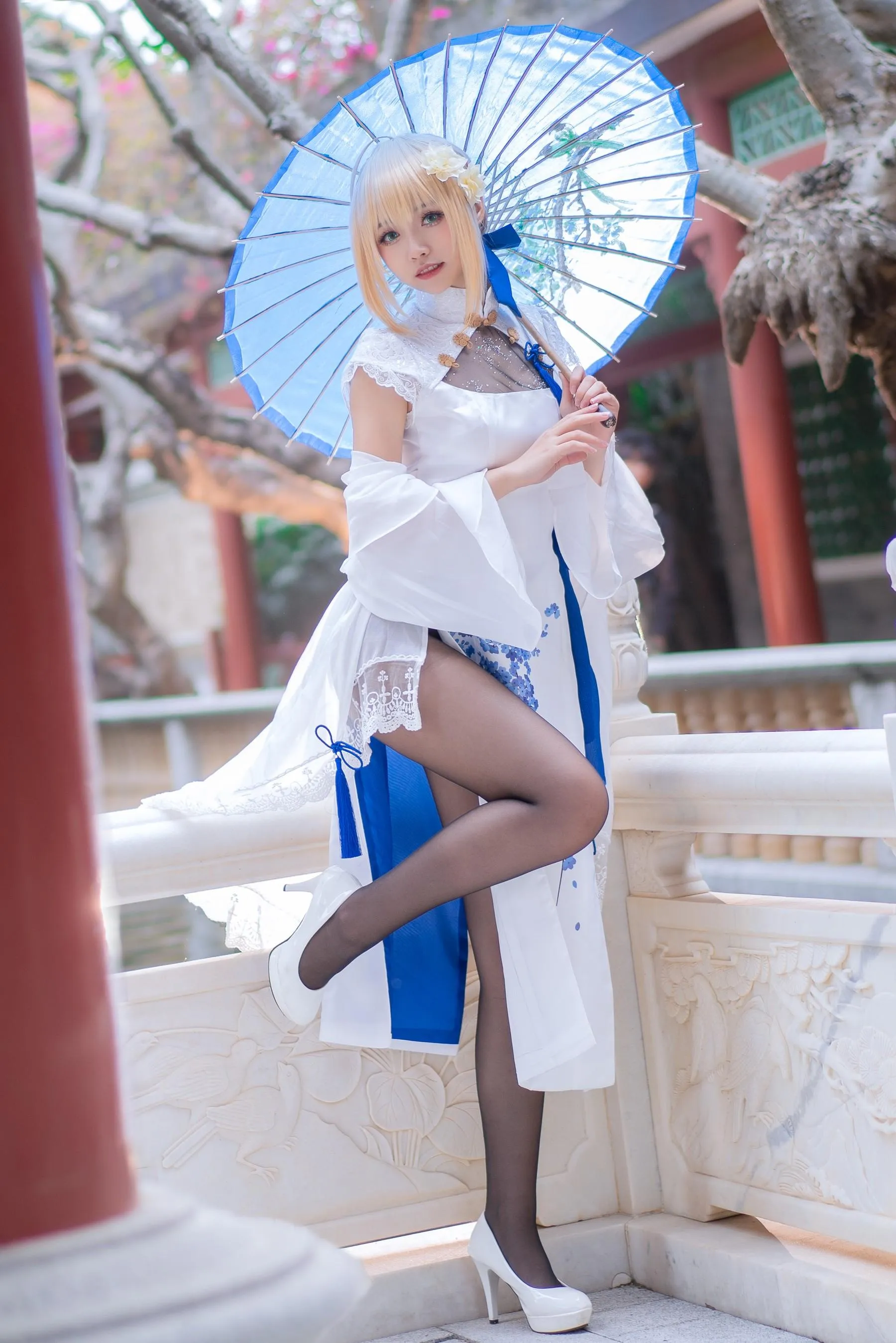 大大卷卷小卷 – NO.22 FGOsaber 四周年旗袍 [15P]插图5